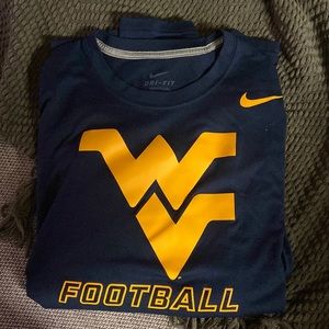 NIKE NAVY WV FOOTBALL TEE